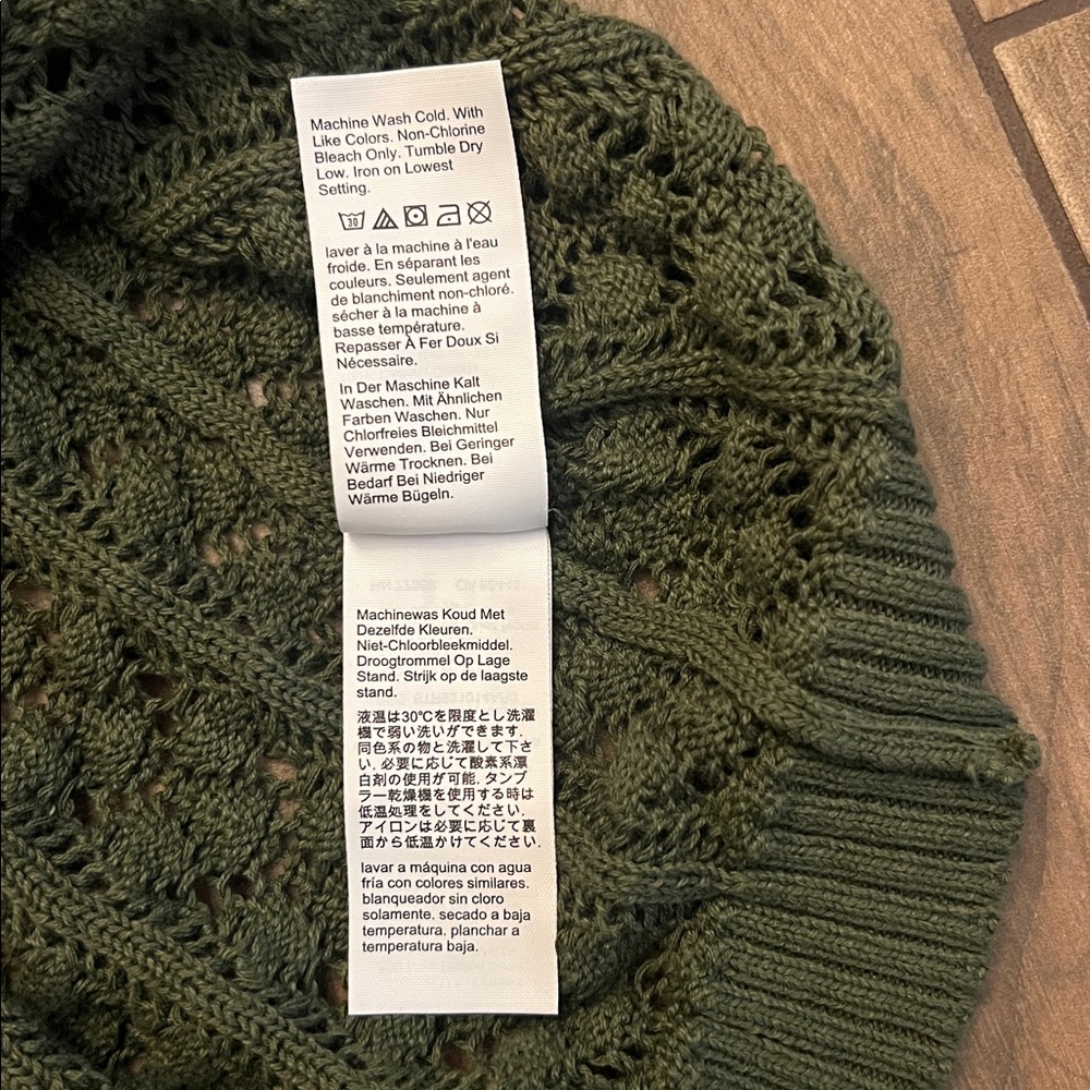 J. Crew Olive Knit Button-Up Tank Top - Picture 6 of 9